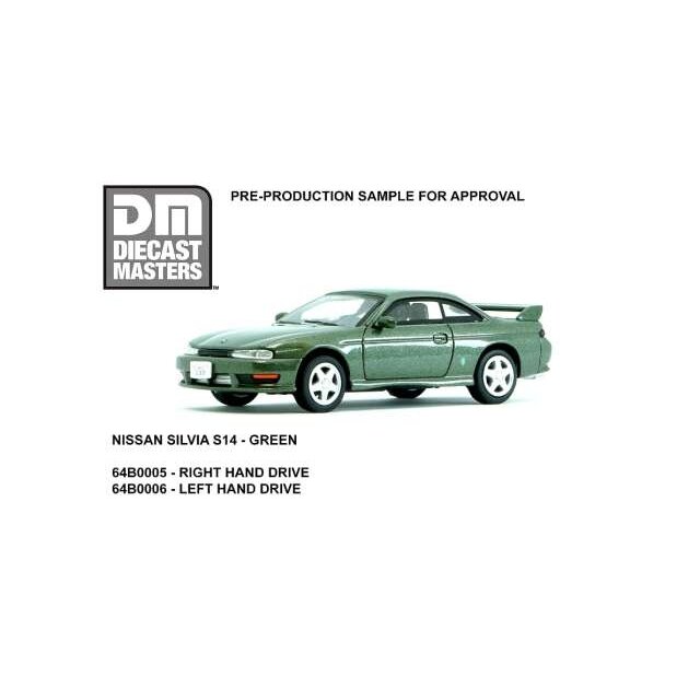 PRE-ORD3R BM Creations 1994 Nissan Silvia S14 LHD, green
