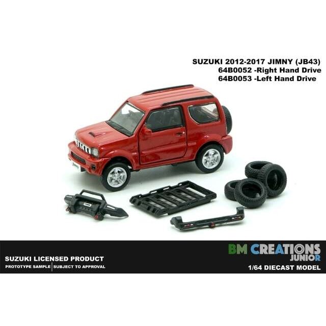 BM Creations 1998 Suzuki Jimny JB43 LHD, red