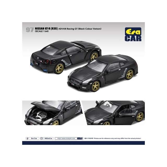 Era Car Modeliukas 2020 Nissan GT-R ADVAN Racing GT (black Colour Version), black