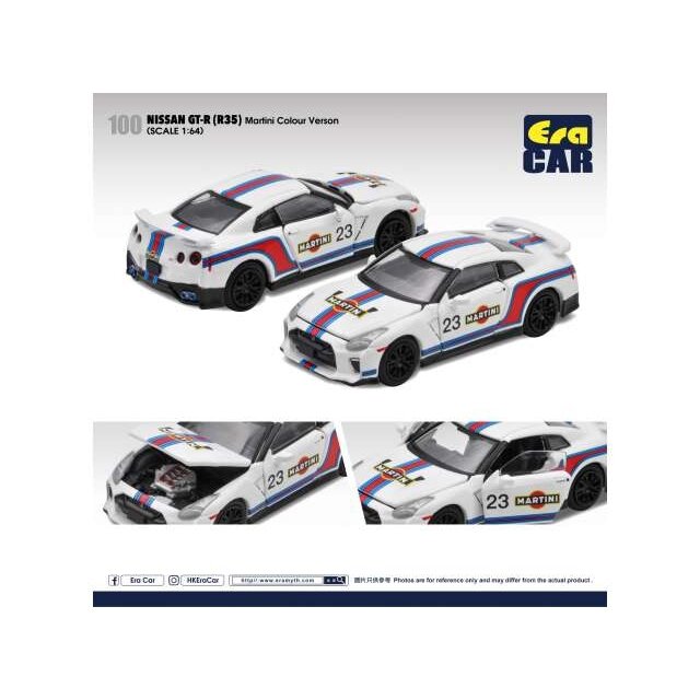 PRE-ORD3R Era Car 2020 Nissan GT-R (Martini Colour Version), white/red/blue