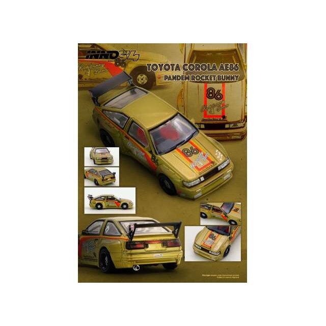 PRE-ORD3R Inno64 Modeliukas 1/64 Pandem Rocket Bunny AE86 Levin, various