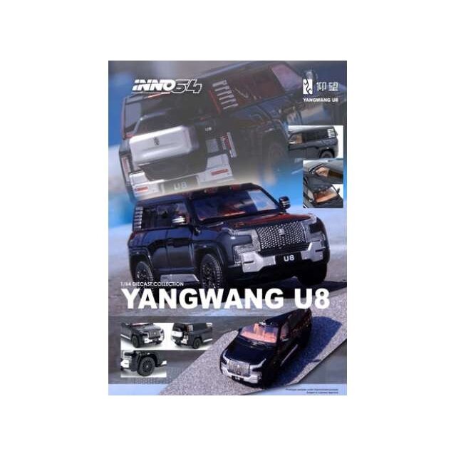 PRE-ORD3R Inno64 Modeliukas 1/64 Yanwung U8, black