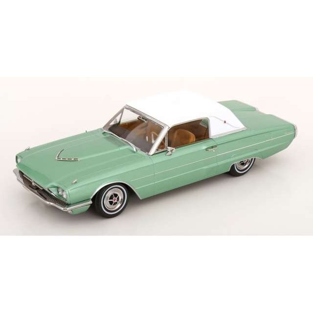 PRE-ORD3R KK - Scale 1/18 1966 Ford Thunderbird Landau Coupe, green/white