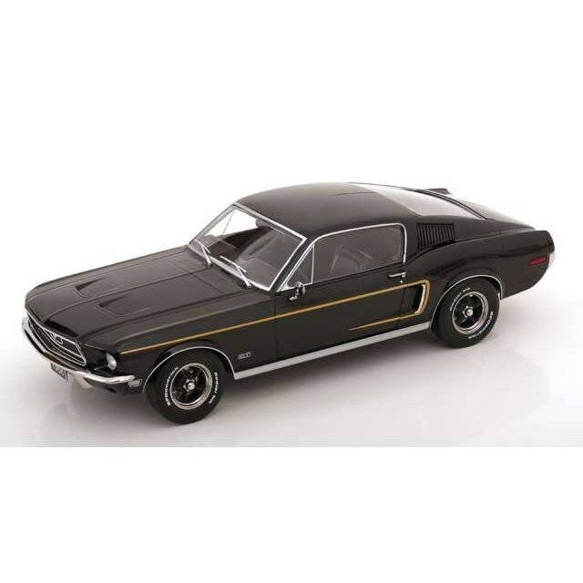PRE-ORD3R KK - Scale Modeliukas 1/18 1968 Ford Mustang GT Fastback, black PRE-ORD3R KK - Scale Modeliukas 1/18 1968 Ford Mustang GT Fastback, black