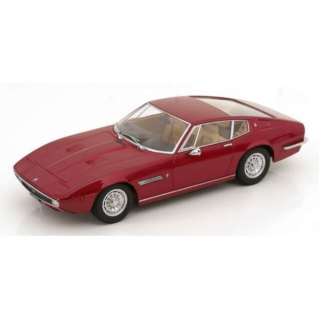 PRE-ORD3R KK - Scale Modeliukas 1/18 1969 Maserati Ghibli Coupe, red metallic PRE-ORD3R KK - Scale Modeliukas 1/18 1969 Maserati Ghibli Coupe, red metallic