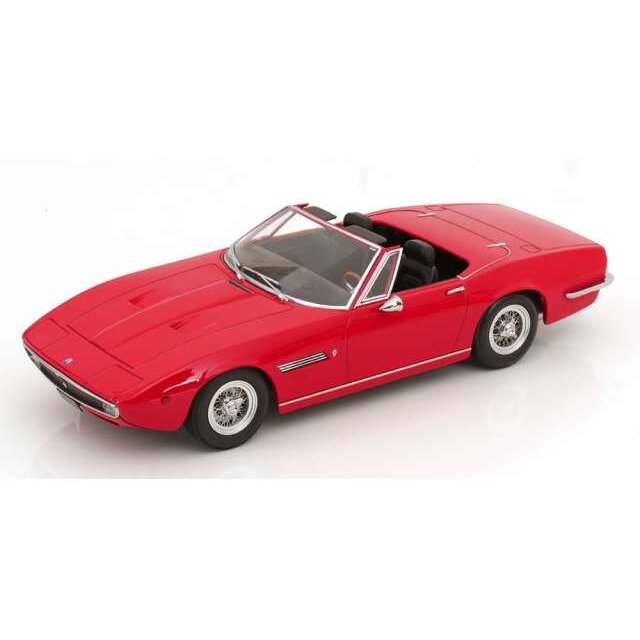 PRE-ORD3R KK - Scale 1/18 1970 Maserati Ghibli Spyder with spoke rims, red