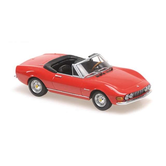 Maxichamps Modeliukas 1/43 1972 Fiat Dino Spider, red Maxichamps Modeliukas 1/43 1972 Fiat Dino Spider, red