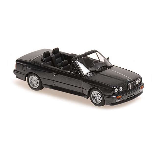Maxichamps Modeliukas 1/43 1988 BMW M3 cabriolet E30, black metallic Maxichamps Modeliukas 1/43 1988 BMW M3 cabriolet E30, black metallic