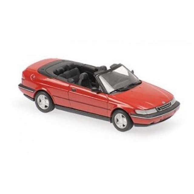 Maxichamps Modeliukas 1/43 1995 Saab 900 Cabriolet, red