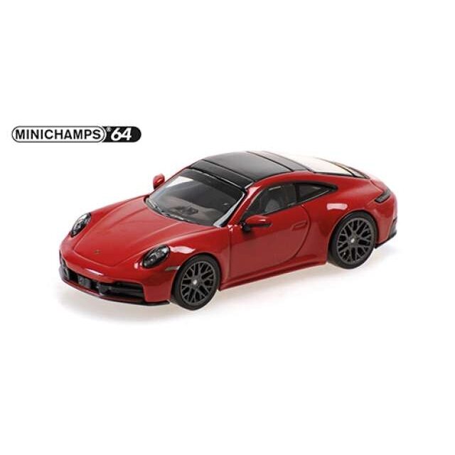PRE-ORD3R Maxichamps 1/64 2025 Porsche 911 (992.2) Carrera, carmina red