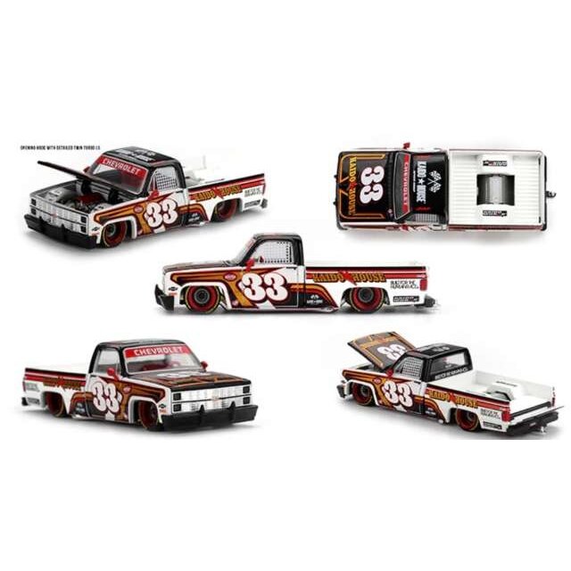 MINI GT Kaido House Modeliukas 1/64 1980 Chevrolet Silverado Kaido Intimidator V1, various (yra Sandėlyje)