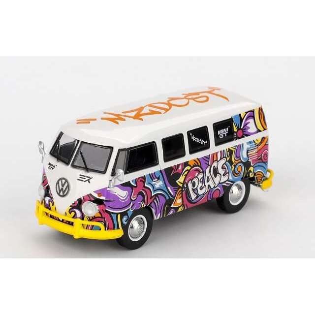 MINI GT Modeliukas 1/64 1967 Volkswagen T1 Micro Bus, Mizu design MINI GT Modeliukas 1/64 1967 Volkswagen T1 Micro Bus, Mizu design