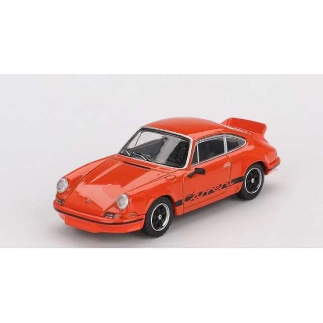 PRE-ORD3R Mini GT 1/64 1973 Porsche 911 Carrera RS 2.7 Tangerine, red