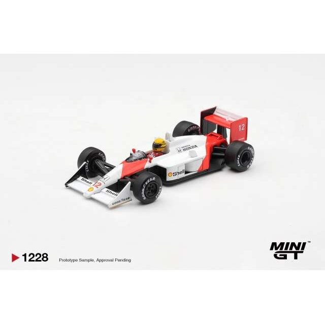 PRE-ORD3R MINI GT Modeliukas 1/64 1988 McLaren MP4/4 #12 Ayrton Senna Canadian Grand Prix Winner, red/white PRE-ORD3R MINI GT Modeliukas 1/64 1988 McLaren MP4/4 #12 Ayrton Senna Canadian Grand Prix Winner, red/white