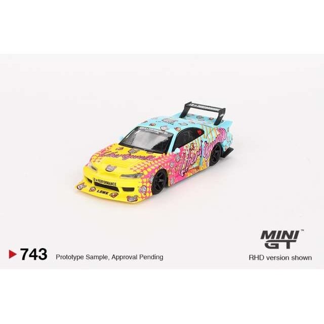 Mini GT 1/64 1999 Nissan Silvia S15 LB-Super Silhouette LB Kuma, various