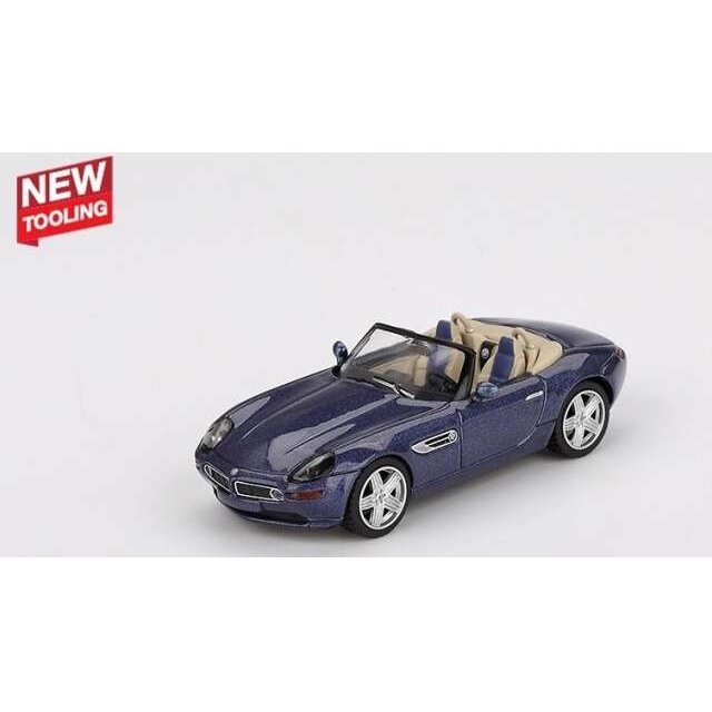 Mini GT Modeliukas 1/64 2003 BMW Z8 Alpina, blue (yra Sandėlyje)