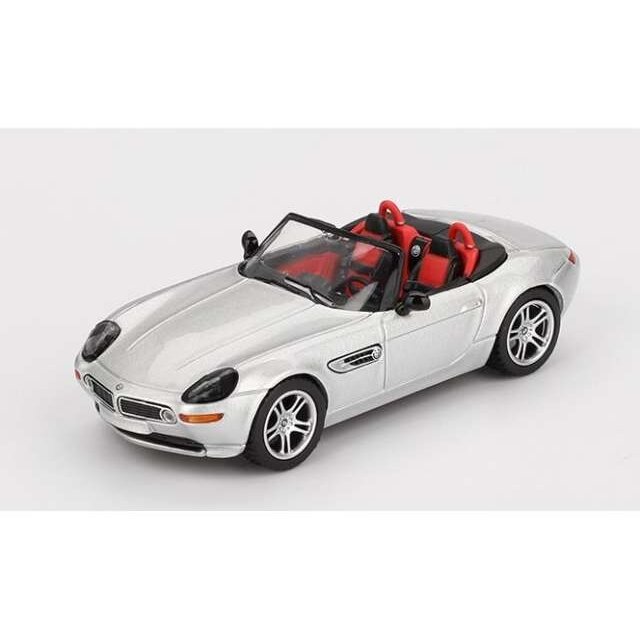 PRE-ORD3R Mini GT Modeliukas 1/64 2003 BMW Z8, titanium silver PRE-ORD3R Mini GT Modeliukas 1/64 2003 BMW Z8, titanium silver