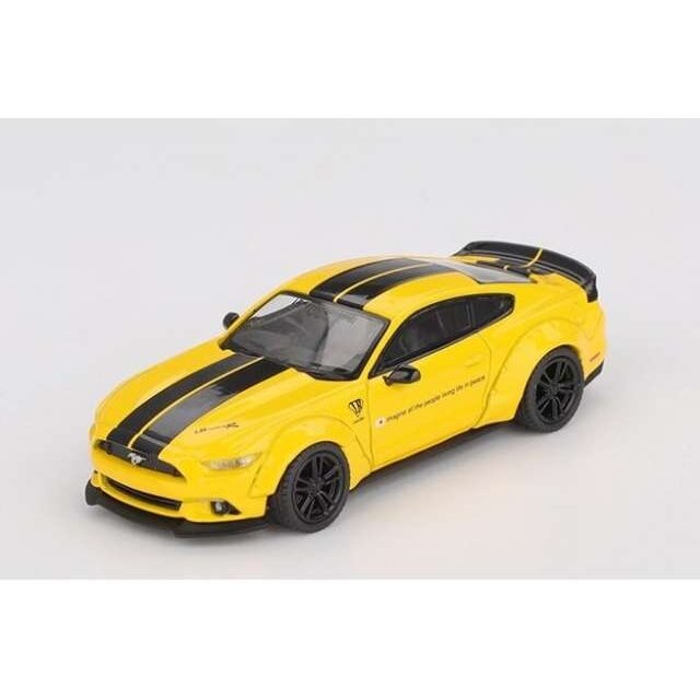 Mini GT Modeliukas 1/64 2015 Ford Mustang LB-Works, triple yellow Mini GT Modeliukas 1/64 2015 Ford Mustang LB-Works, triple yellow