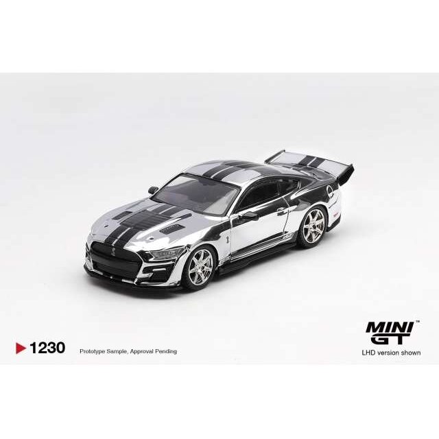 PRE-ORD3R MINI GT Modeliukas 1/64 2020 Shelby GT500 Dragon Snake Concept, chrome silver PRE-ORD3R MINI GT Modeliukas 1/64 2020 Shelby GT500 Dragon Snake Concept, chrome silver