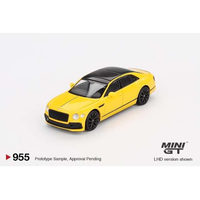 Mini GT 1/64 2023 Bentley Flying Spur Monaco, yellow