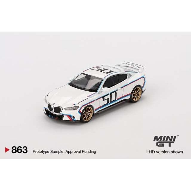 Mini GT 1/64 2023 BMW M4 (G82) 3.0 CSL, white