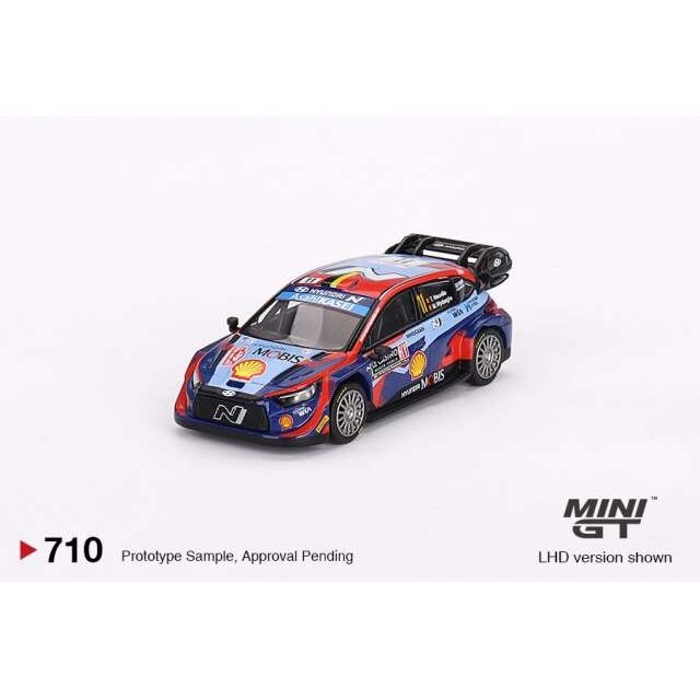Mini GT Modeliukas 1/64 2023 Hyundai i20 N #11 Rally Monte Carlo, blue/light blue/red