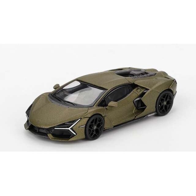 PRE-ORD3R MINI GT Modeliukas 1/64 2023 Lamborghini Revuelto, verde gea matte