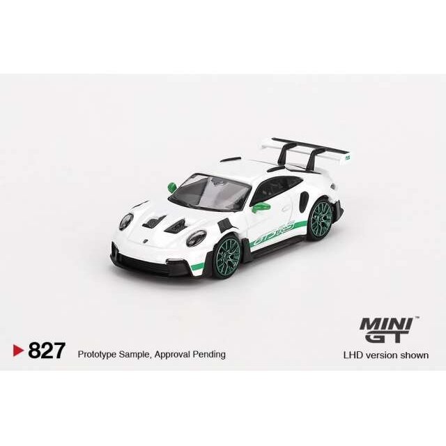 Mini GT  1/64 2023 Porsche 911 (992) GT3 RS white Tribute to Carrera RS, white