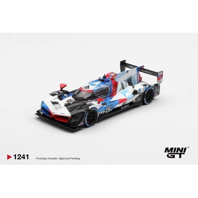 PRE-ORD3R MINI GT Modeliukas 1/64 2024 BMW M Hybrid V8 GTP #25 BMW M Team RLL Daytona 24 hrs, white/blue/red PRE-ORD3R MINI GT Modeliukas 1/64 2024 BMW M Hybrid V8 GTP #25 BMW M Team RLL Daytona 24 hrs, white/blue/red