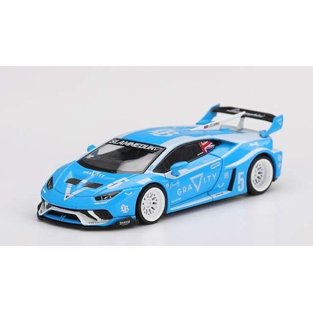 Mini GT 1/64 2024 Lamborghini Huracan LB-Works GT Gravity, blue