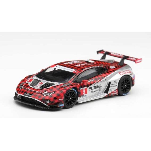 MINI GT Modeliukas 1/64 2025 Lamborghini Huracan GT3 EVO2 #9 Pfaff Motorsports Weathertech GTD Pro, red/silver MINI GT Modeliukas 1/64 2025 Lamborghini Huracan GT3 EVO2 #9 Pfaff Motorsports Weathertech GTD Pro, red/silver