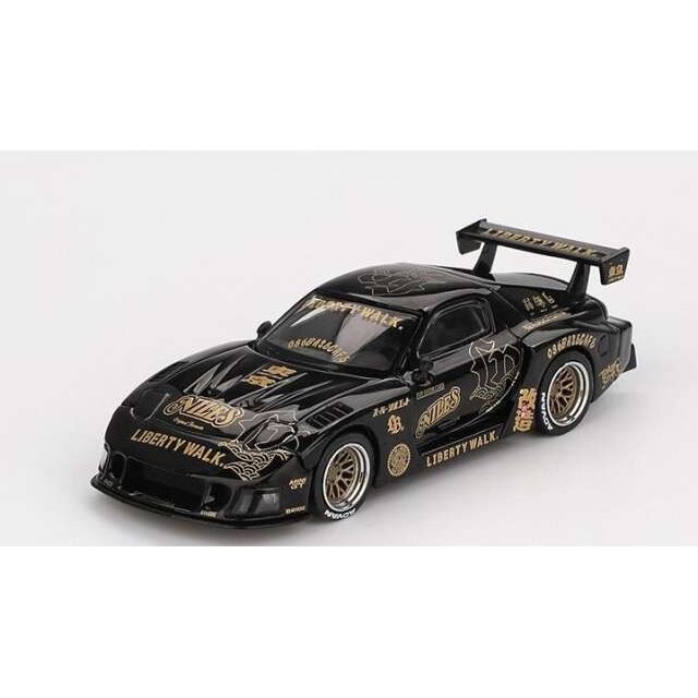 PRE-ORD3R Mini GT 1/64 2025 Mazda RX7 (FD3S) LB-Super Silhouette FD-Niles, black