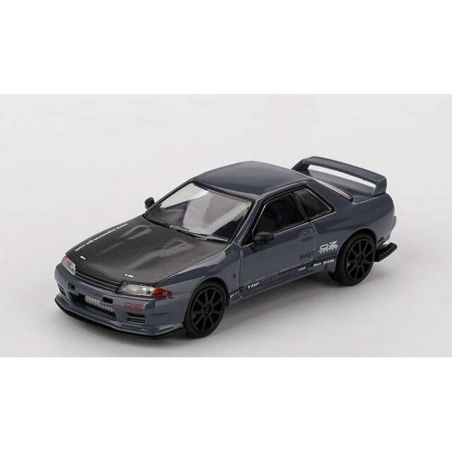 PRE-ORD3R MINI GT Modeliukas 1/64 2025 Nissan GTR Top Secret VR32, stealth grey
