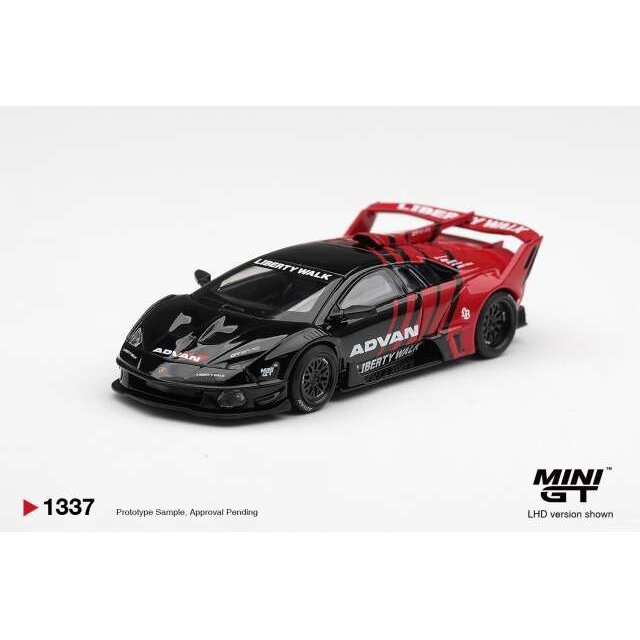 MINI GT Modeliukas 1/64 2026 Lamborghini Murcielago LB-Super Silhouette GT EVO Advan, black/red MINI GT Modeliukas 1/64 2026 Lamborghini Murcielago LB-Super Silhouette GT EVO Advan, black/red