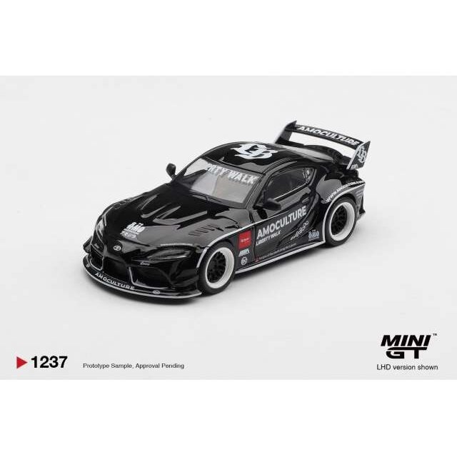 PRE-ORD3R MINI GT Modeliukas 1/64 2026 Toyota GR Supra LB Works Amoculture, black PRE-ORD3R MINI GT Modeliukas 1/64 2026 Toyota GR Supra LB Works Amoculture, black