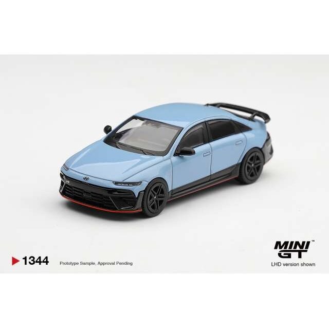 PRE-ORD3R MINI GT Modeliukas 1/64 Hyundai Ioniq 6 N Performance, blue pearl PRE-ORD3R MINI GT Modeliukas 1/64 Hyundai Ioniq 6 N Performance, blue pearl