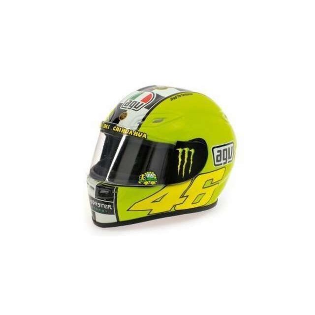 Minichamps Modeliukas 1/10 2009 Helmet Valentino Rossi MotoGP Mugello, green/yellow