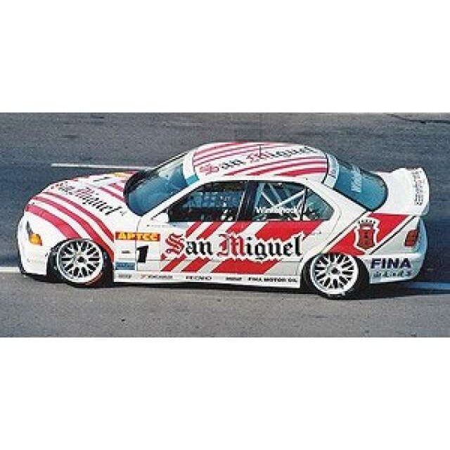Minichamps Modeliukas 1/18 1994 BMW 318IS ClassII BMW Team Schnitzer #1 Joachim Winkelhock Winner Macau Guia Race, white/red