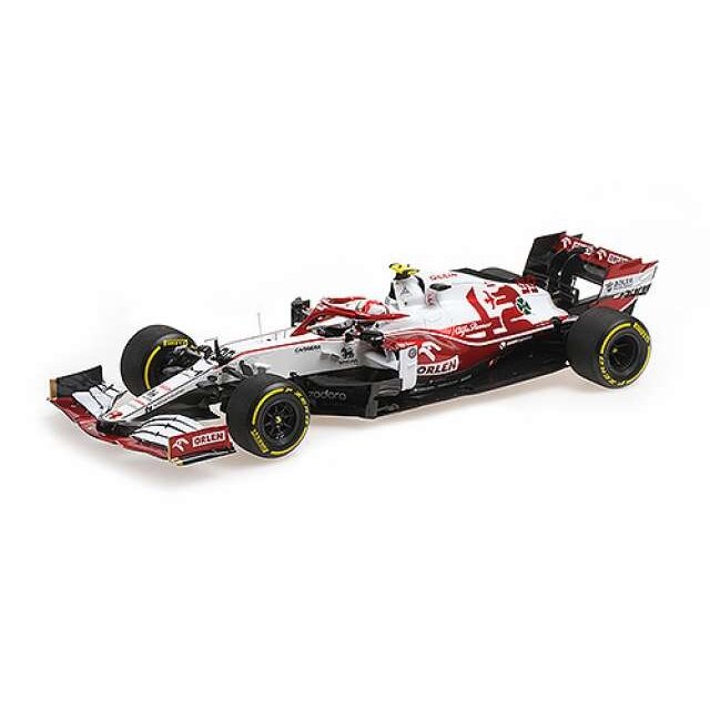 PRE-ORD3R Minichamps 1/18 2021 Alfa Romeo Racing Orlen C41 Bahrain GP Antonio Giovinazzi, white/red
