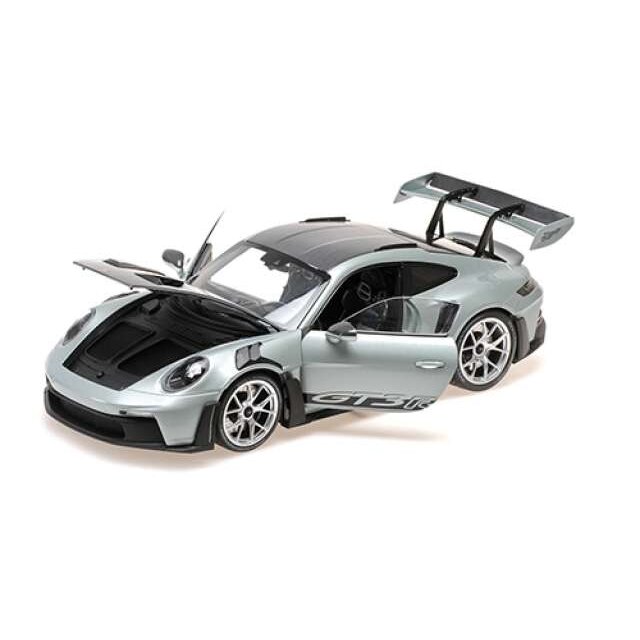 Minichamps Modeliukas 1/18 2023 Porsche 911 (992) GT3RS, silver Minichamps Modeliukas 1/18 2023 Porsche 911 (992) GT3RS, silver