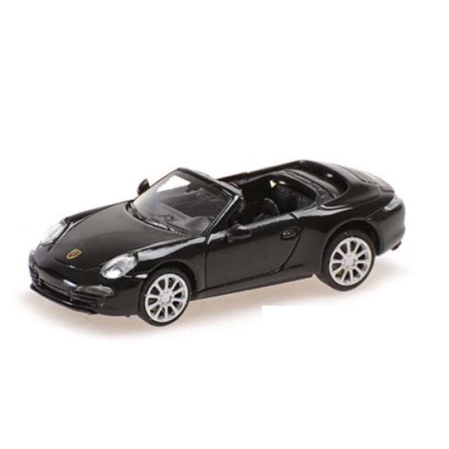PRE-ORD3R Minichamps 1/87 2013 Porsche 911 Cabriolet, black