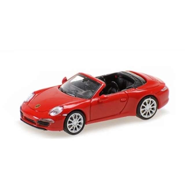 PRE-ORD3R Minichamps 1/87 2013 Porsche 911 Cabriolet, red