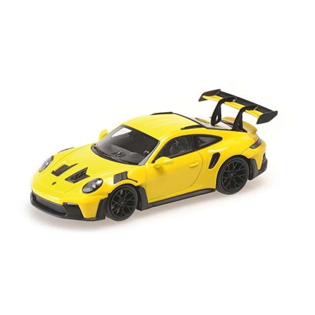Minichamps Modeliukas 1/87 2024 Porsche 911 (992) GT3 RS, yellow with black wheels Minichamps Modeliukas 1/87 2024 Porsche 911 (992) GT3 RS, yellow with black wheels
