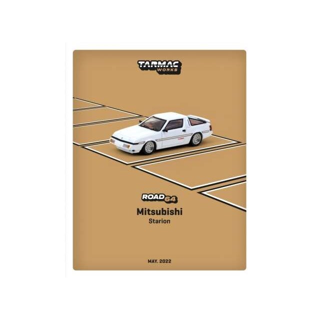 PRE-ORD3R Tarmac Works Modeliukas Mitsubishi Starion, white metallic