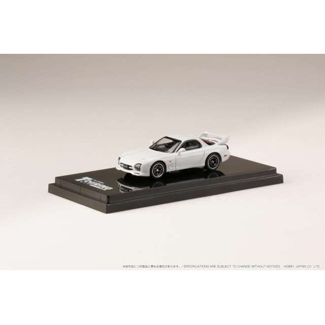 Hobby Japan Modeliukas Efini RX-7 FD3S (A-Spec) GT Wing Mazda Speed Closed Headlights, pure white Hobby Japan Modeliukas Efini RX-7 FD3S (A-Spec) GT Wing Mazda Speed Closed Headlights, pure white