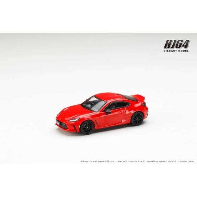 PRE-ORD3R Hobby Japan Modeliukas Toyota GR86 RZ with Genuine Optional Rear Spoiler, spark red PRE-ORD3R Hobby Japan Modeliukas Toyota GR86 RZ with Genuine Optional Rear Spoiler, spark red