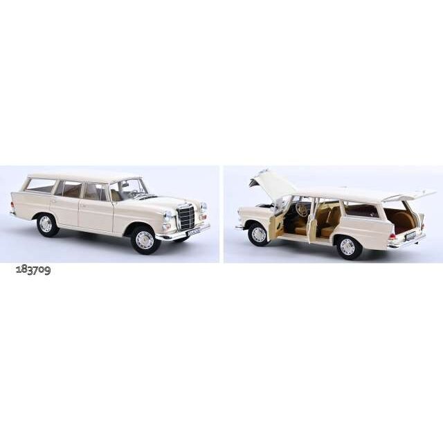 NOREV Modeliukas 1/18 1966 Mercedes Benz 200 Universal, cream NOREV Modeliukas 1/18 1966 Mercedes Benz 200 Universal, cream