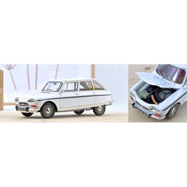 PRE-ORD3R NOREV Modeliukas 1/18 1974 Citroen Ami 8 Super, meije white PRE-ORD3R NOREV Modeliukas 1/18 1974 Citroen Ami 8 Super, meije white