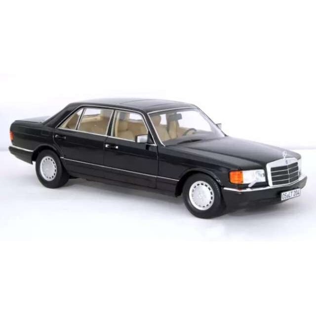 PRE-ORD3R NOREV 1/18 1991 Mercedes-Benz 560 SEL, black