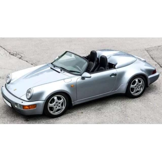 PRE-ORD3R NOREV Modeliukas 1/18 1993 Porsche 911 Speedster WTL, polar silver metallic PRE-ORD3R NOREV Modeliukas 1/18 1993 Porsche 911 Speedster WTL, polar silver metallic